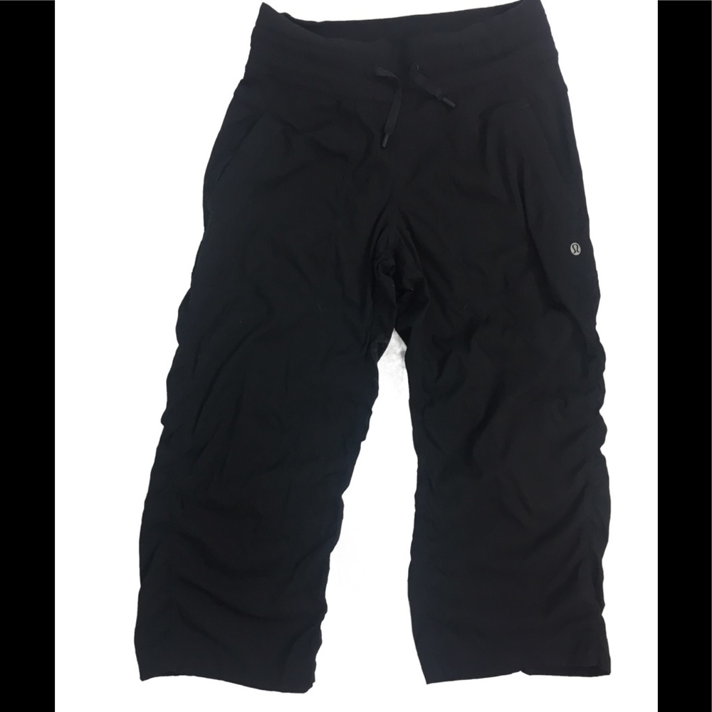 Lululemon Capri Studio Pants Color Black Size 2
